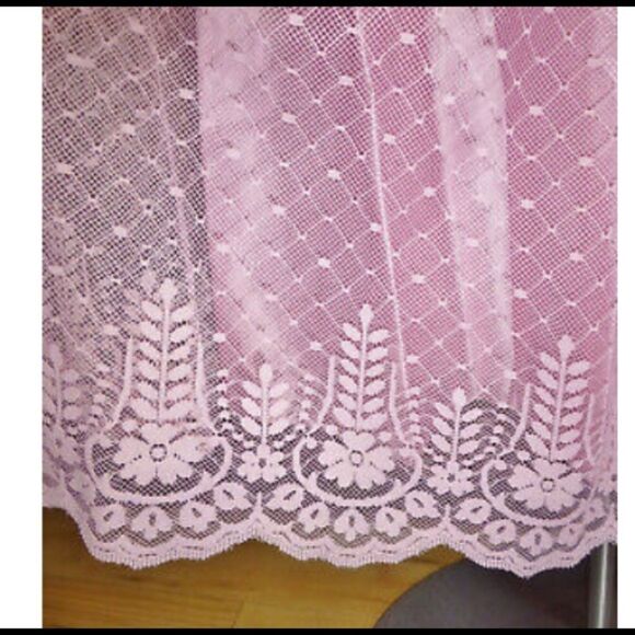 Vintage ILGWU JCPenney Made In USA Lace Formal Dress Size 11/12 - Picture 15 of 15